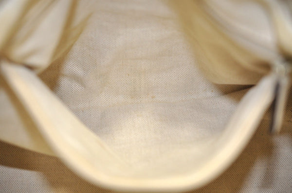 Authentic GUCCI Sukey Guccissima 2Way Shoulder Tote Bag GG Leather White K5953