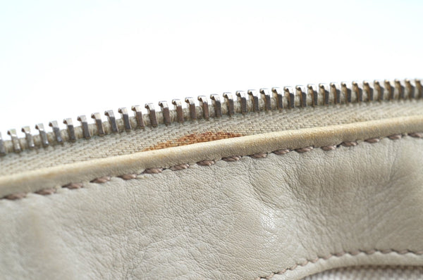 Authentic GUCCI Sukey Guccissima 2Way Shoulder Tote Bag GG Leather White K5953