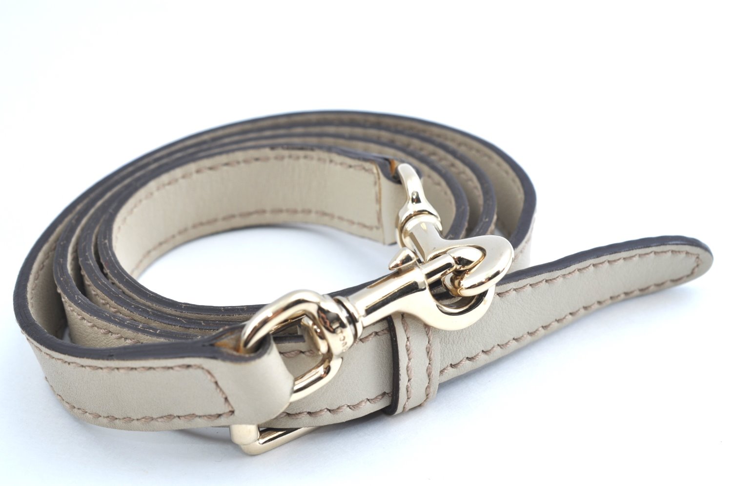 Authentic GUCCI Sukey Guccissima 2Way Shoulder Tote Bag GG Leather White K5953