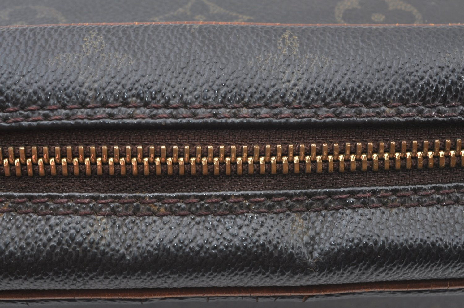 Authentic Louis Vuitton Monogram Compiegne 28 Clutch Hand Bag M51845 LV K5972