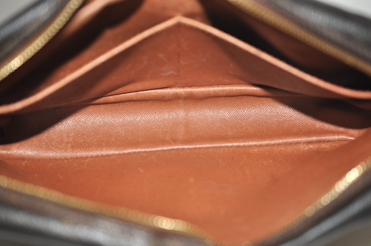 Authentic Louis Vuitton Monogram Compiegne 28 Clutch Hand Bag M51845 LV K5972