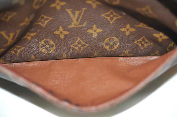 Authentic Louis Vuitton Monogram Compiegne 28 Clutch Hand Bag M51845 LV K5972