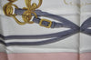 Authentic HERMES Carre 90 Scarf "BRIDES de GALA par" Silk Pink K5974