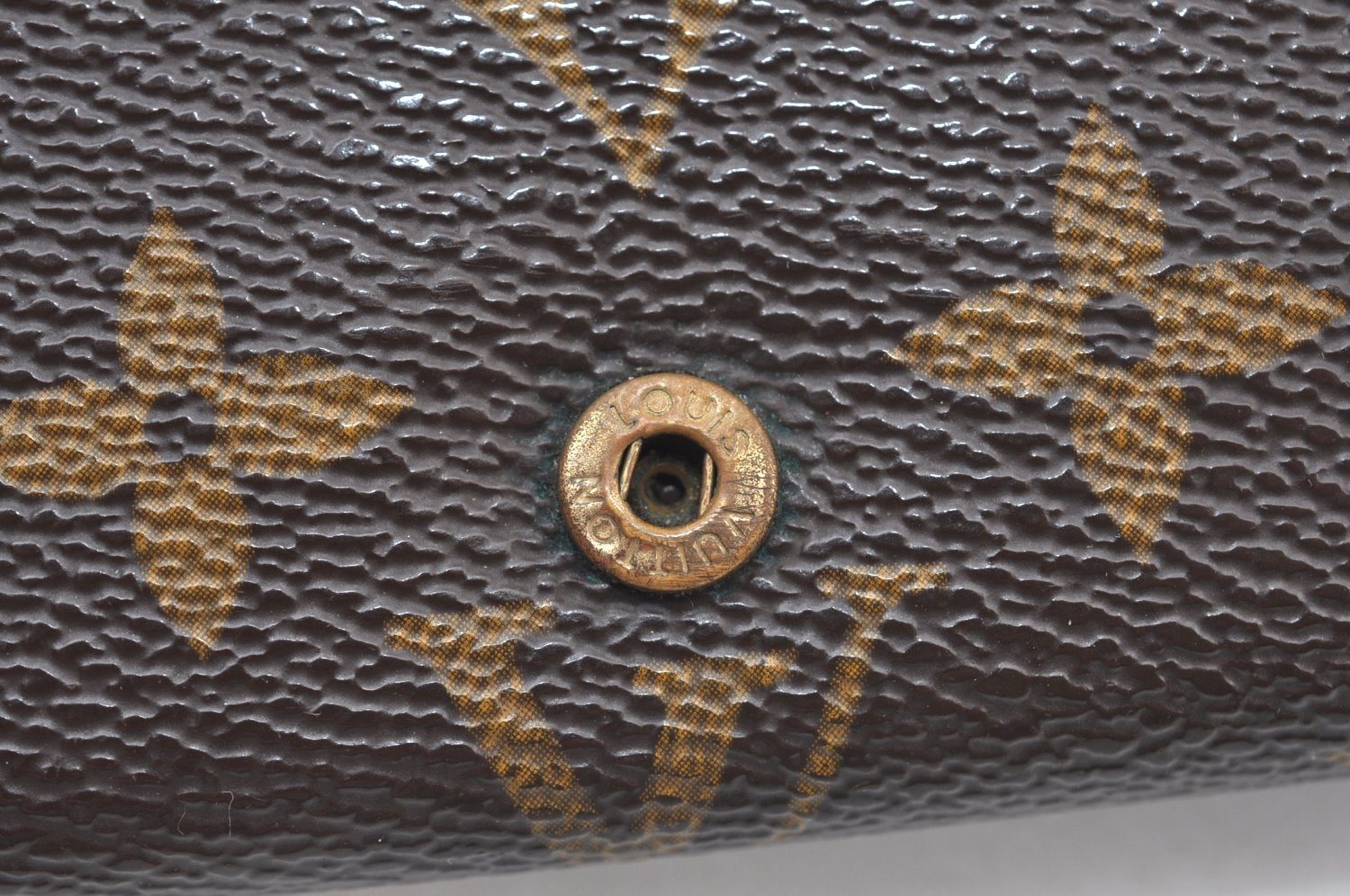 Auth Louis Vuitton Monogram Porte Monnaie Billets Tresor Wallet M61730 LV K5997