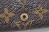 Auth Louis Vuitton Monogram Porte Monnaie Billets Tresor Wallet M61730 LV K5997