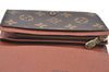 Auth Louis Vuitton Monogram Porte Monnaie Billets Tresor Wallet M61730 LV K5997