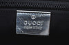 Authentic GUCCI Sherry Line Shoulder Bag GG Canvas Leather 192756 Silver K6001