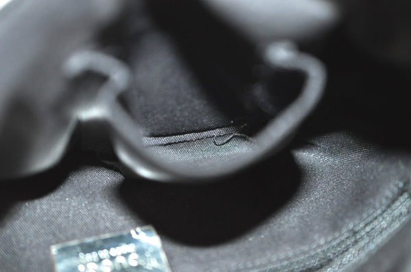 Authentic GUCCI Sherry Line Shoulder Bag GG Canvas Leather 192756 Silver K6001