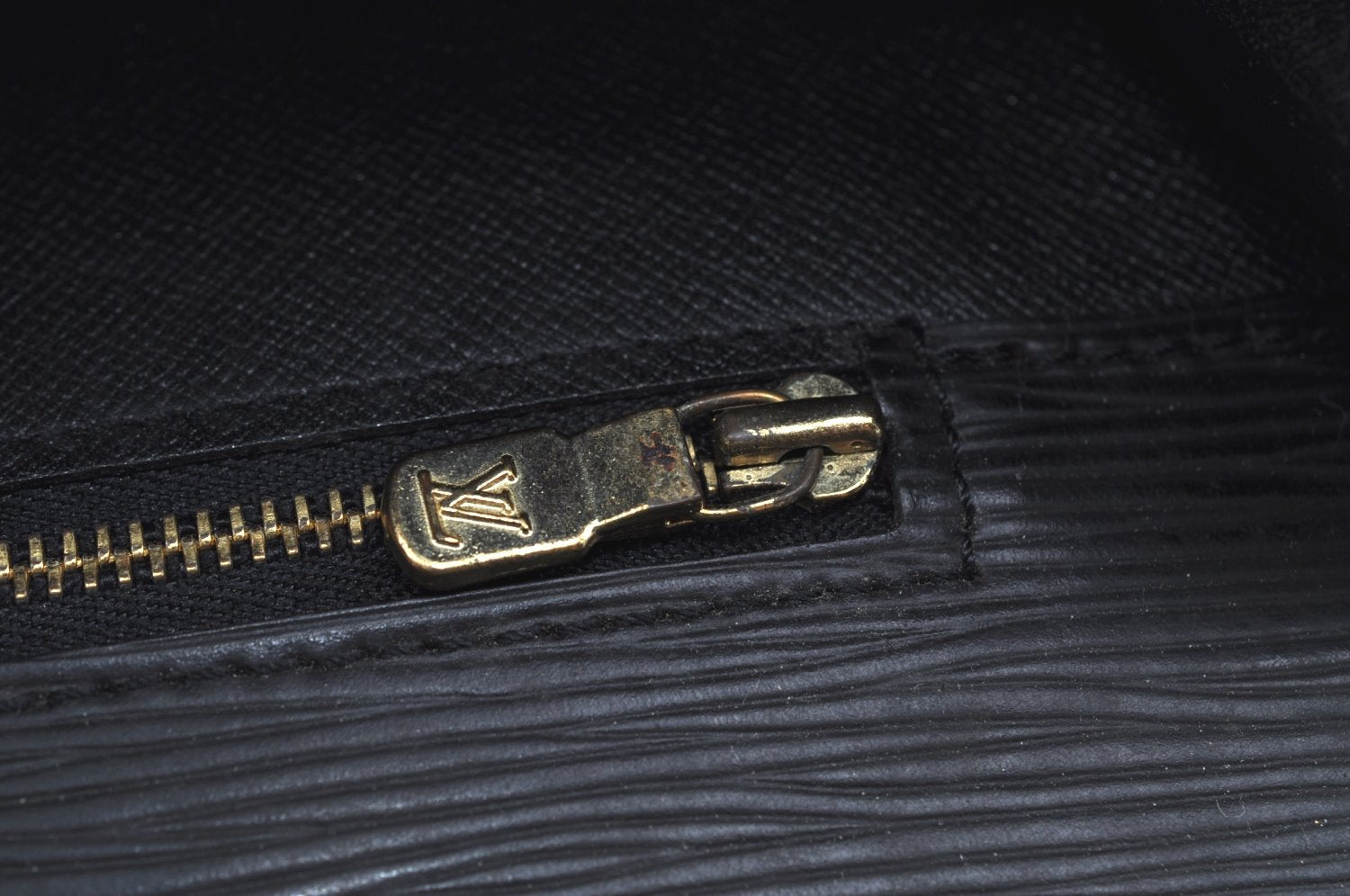 Auth Louis Vuitton Epi Serviette Ambassadeur Black Briefcase M54412 LV K6005