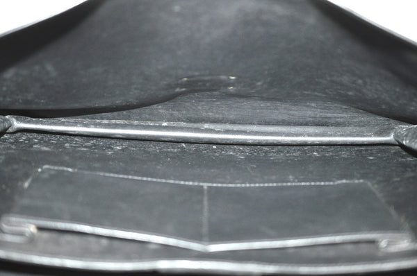 Auth Louis Vuitton Epi Serviette Ambassadeur Black Briefcase M54412 LV K6005