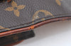 Authentic Louis Vuitton Monogram Pochette Florentine Pouch Waist Bag Junk K6009