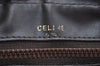 Authentic CELINE C Macadam Carriage Clutch Hand Bag PVC Leather Beige K6010