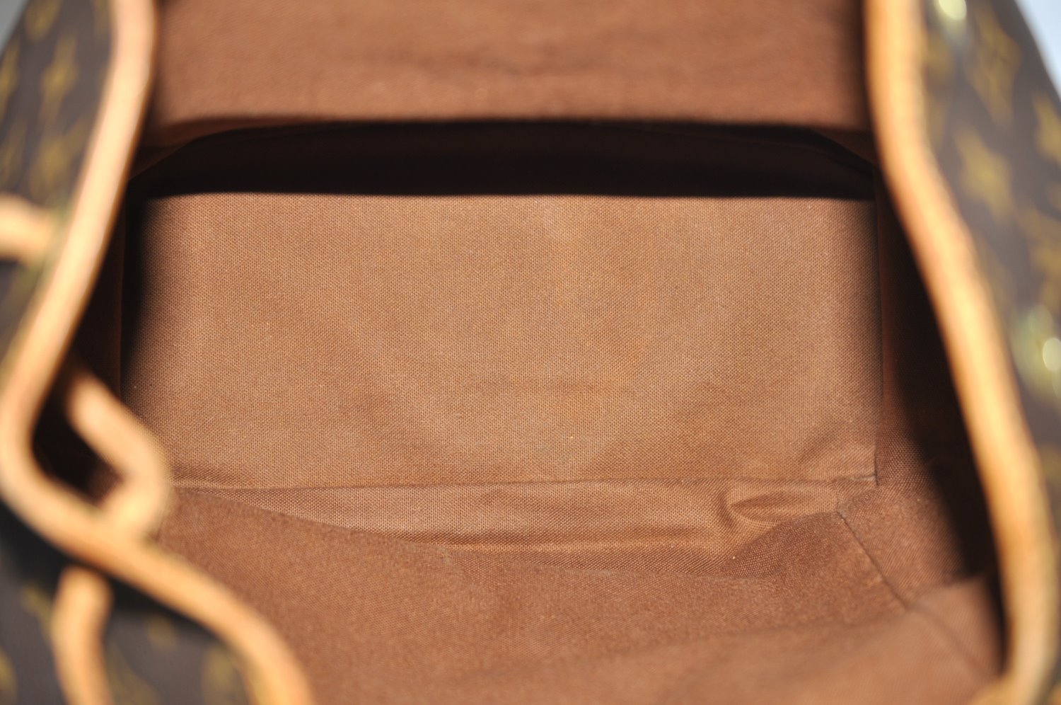 Authentic Louis Vuitton Monogram Montsouris GM Backpack M51135 LV K6020