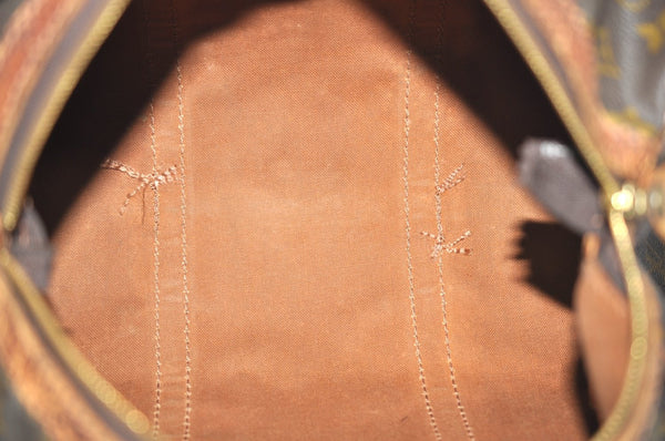 Authentic Louis Vuitton Monogram Sac Souple 35 Hand Boston Bag M41626 LV K6030