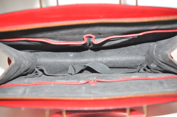 Authentic Louis Vuitton Epi Riviera Hand Bag Red M48187 LV K6035