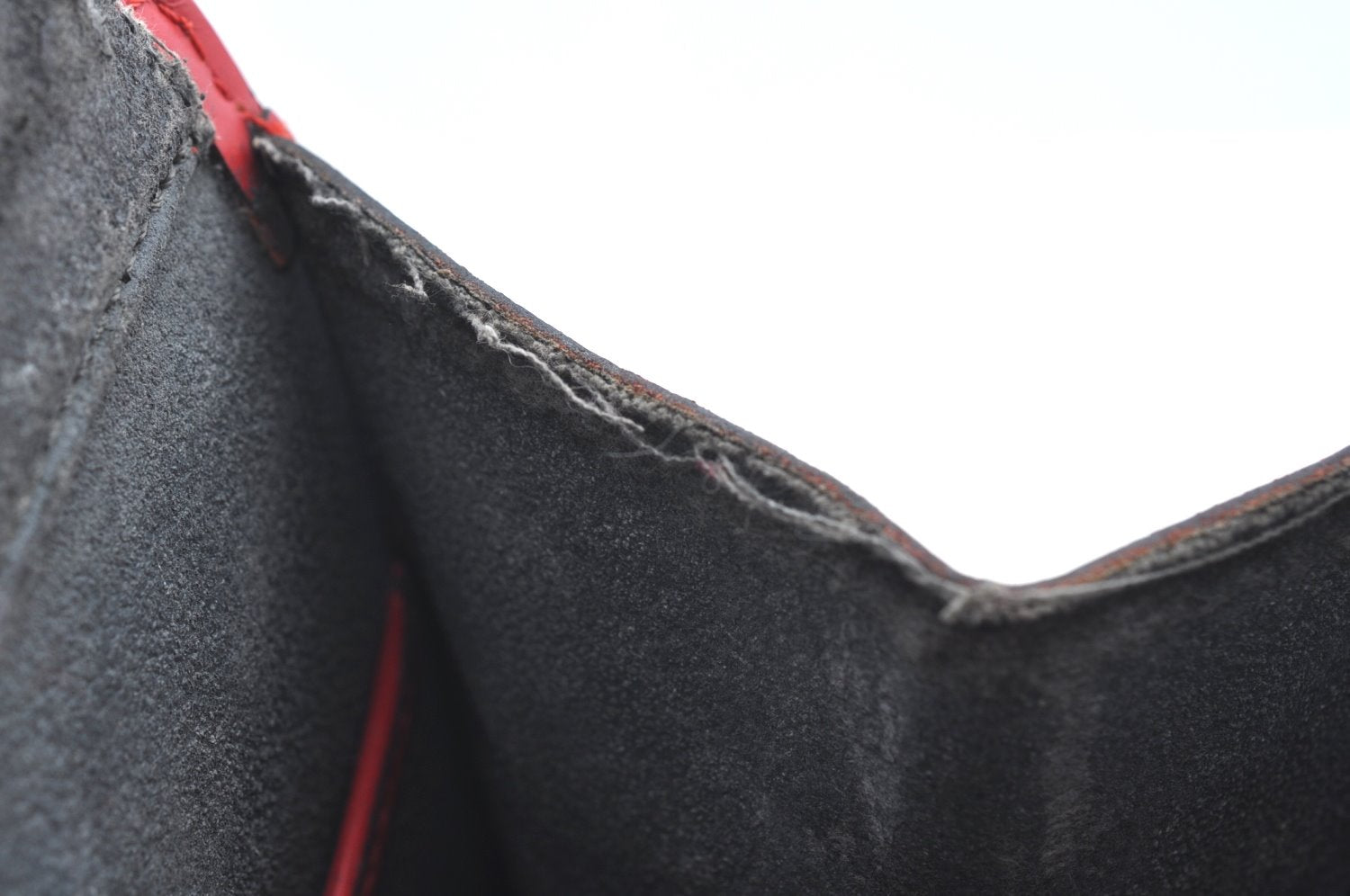 Authentic Louis Vuitton Epi Riviera Hand Bag Red M48187 LV K6035