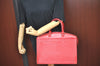 Authentic Louis Vuitton Epi Riviera Hand Bag Red M48187 LV K6035