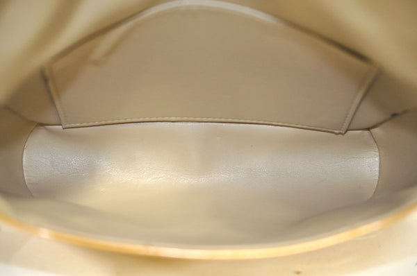 Auth Louis Vuitton Vernis Thompson Street Shoulder Bag Yellow M91008 Junk K6036