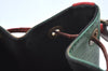 Authentic Louis Vuitton Epi Petit Noe Bi-color Green x Red Drawstring Bag K6043