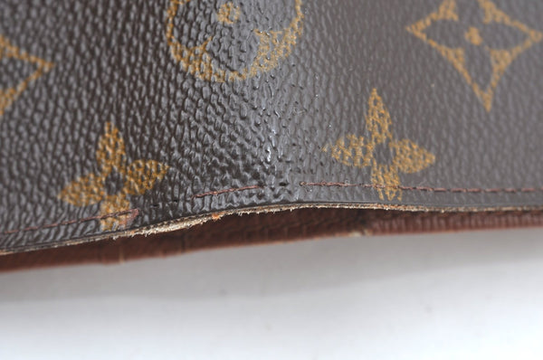 Auth Louis Vuitton Monogram Porte Monnaie Billets Viennois M61663 Wallet K6049