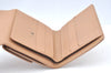 Auth Louis Vuitton Vernis Porte Monnaie Billets Cartes Credit Wallet Beige K6050