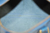 Authentic Louis Vuitton Epi Speedy 25 Hand Boston Bag Blue M43015 LV K6053