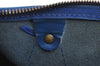 Authentic Louis Vuitton Epi Speedy 25 Hand Boston Bag Blue M43015 LV K6053