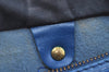 Authentic Louis Vuitton Epi Speedy 25 Hand Boston Bag Blue M43015 LV K6053