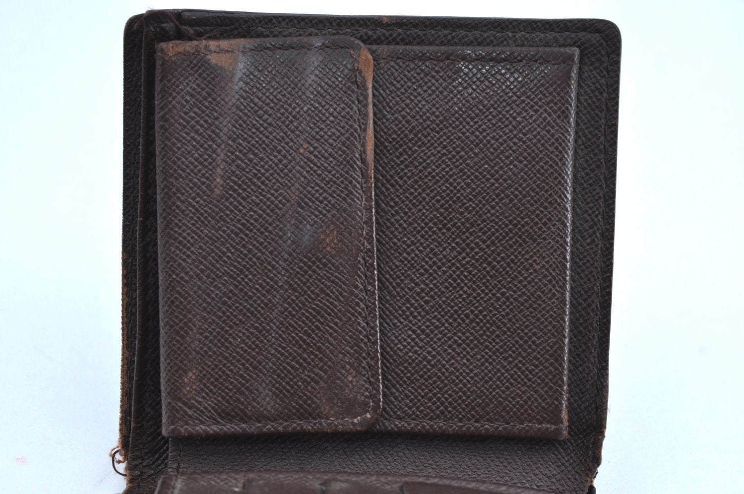 Auth Louis Vuitton Damier Porte Billet Carte Credit Monnaie N61665 Wallet K6057