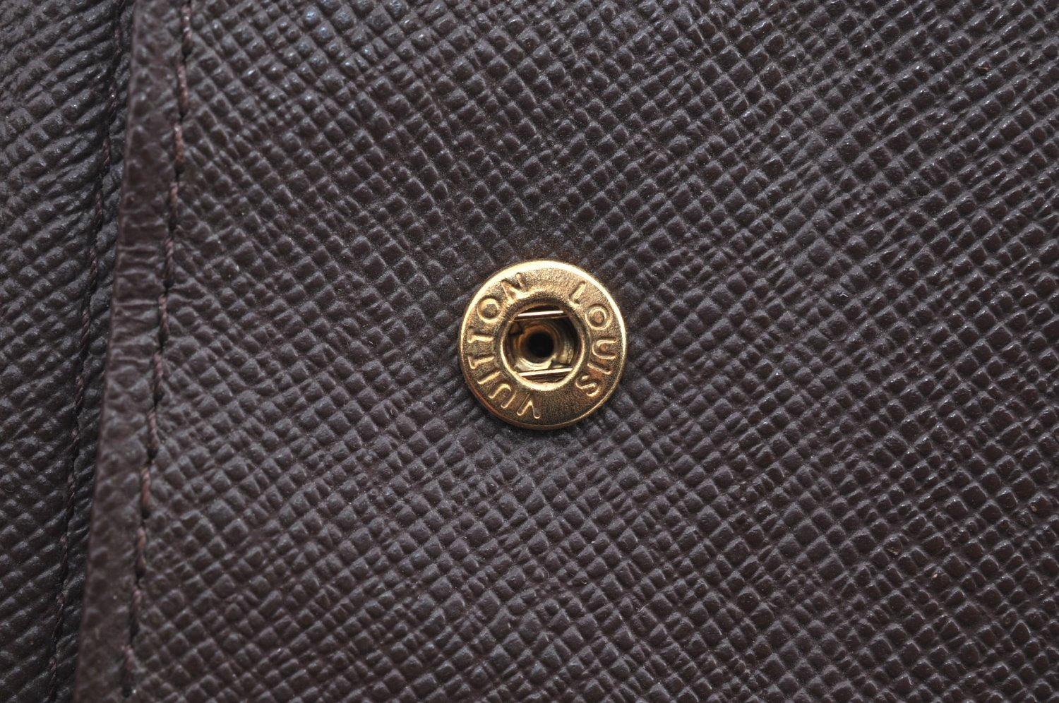 Auth Louis Vuitton Damier Porte Billet Carte Credit Monnaie N61665 Wallet K6057