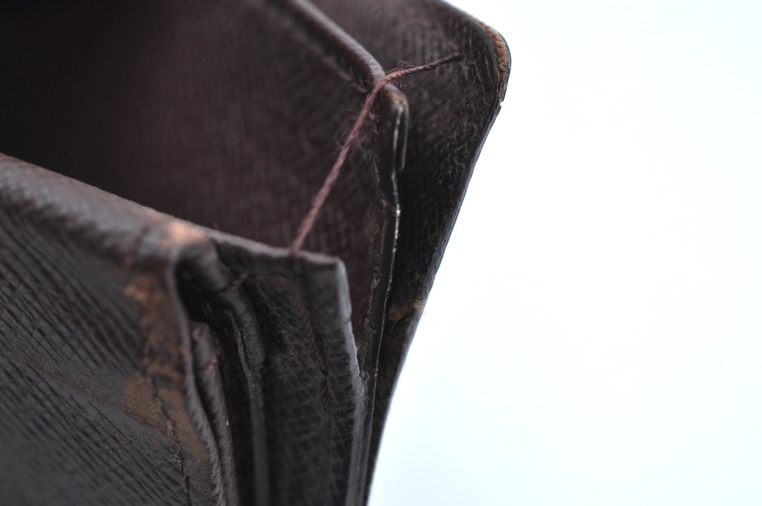 Auth Louis Vuitton Damier Porte Billet Carte Credit Monnaie N61665 Wallet K6057