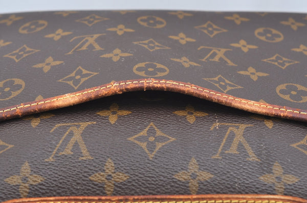 Authentic Louis Vuitton Monogram Deauville Hand Bag M47270 LV Junk K6065