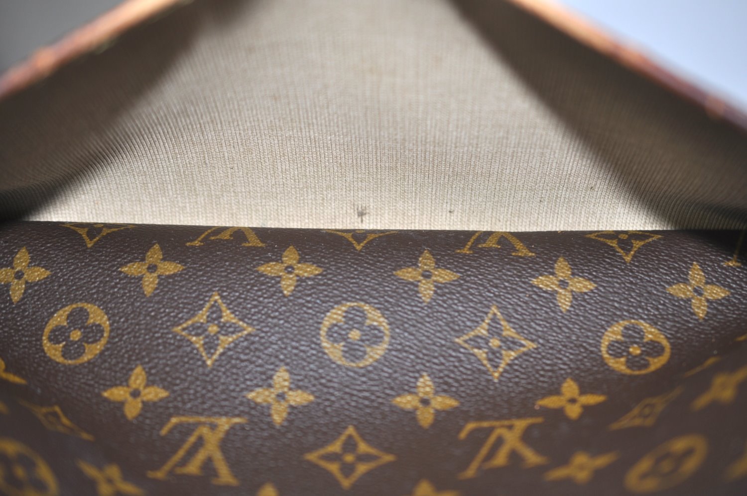 Authentic Louis Vuitton Monogram Deauville Hand Bag M47270 LV Junk K6065
