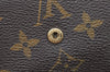 Authentic Louis Vuitton Monogram M61652 Porte Monnaie Billet Carte Credit K6066
