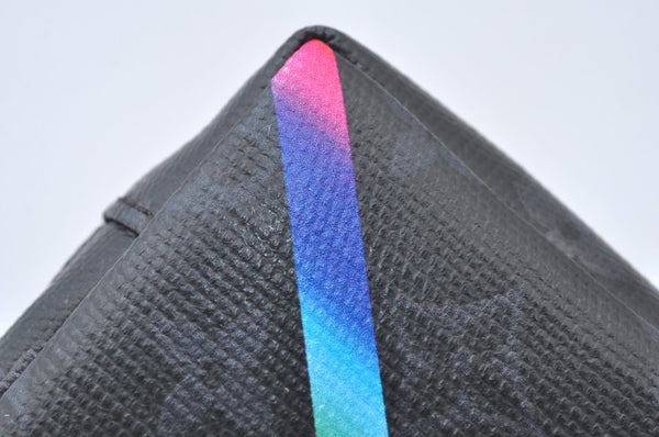 Auth Louis Vuitton Monogram Eclipse Rainbow Bijoux Sac Square MP2467 Pouch K6069