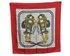 Authentic HERMES Carre 90 Scarf "BRIDES de GALA par" Silk Red Paper Bag K6077