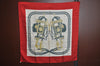 Authentic HERMES Carre 90 Scarf "BRIDES de GALA par" Silk Red Paper Bag K6077