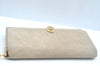 Authentic GUCCI Shoulder Cross Body Bag Purse Suede Leather Beige Junk K6107