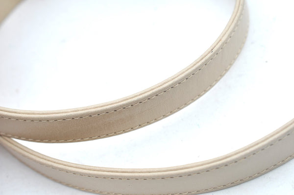 Authentic GUCCI Shoulder Cross Body Bag Purse Suede Leather Beige Junk K6107