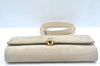 Authentic GUCCI Shoulder Cross Body Bag Purse Suede Leather Beige Junk K6107