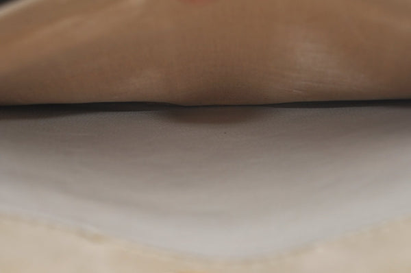 Authentic GUCCI Shoulder Cross Body Bag Purse Suede Leather Beige Junk K6107