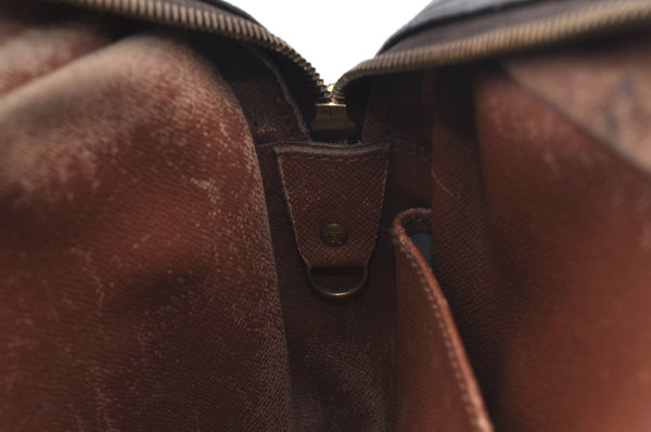 Authentic Louis Vuitton Monogram Compiegne 28 Clutch Hand Bag M51845 Junk K6110