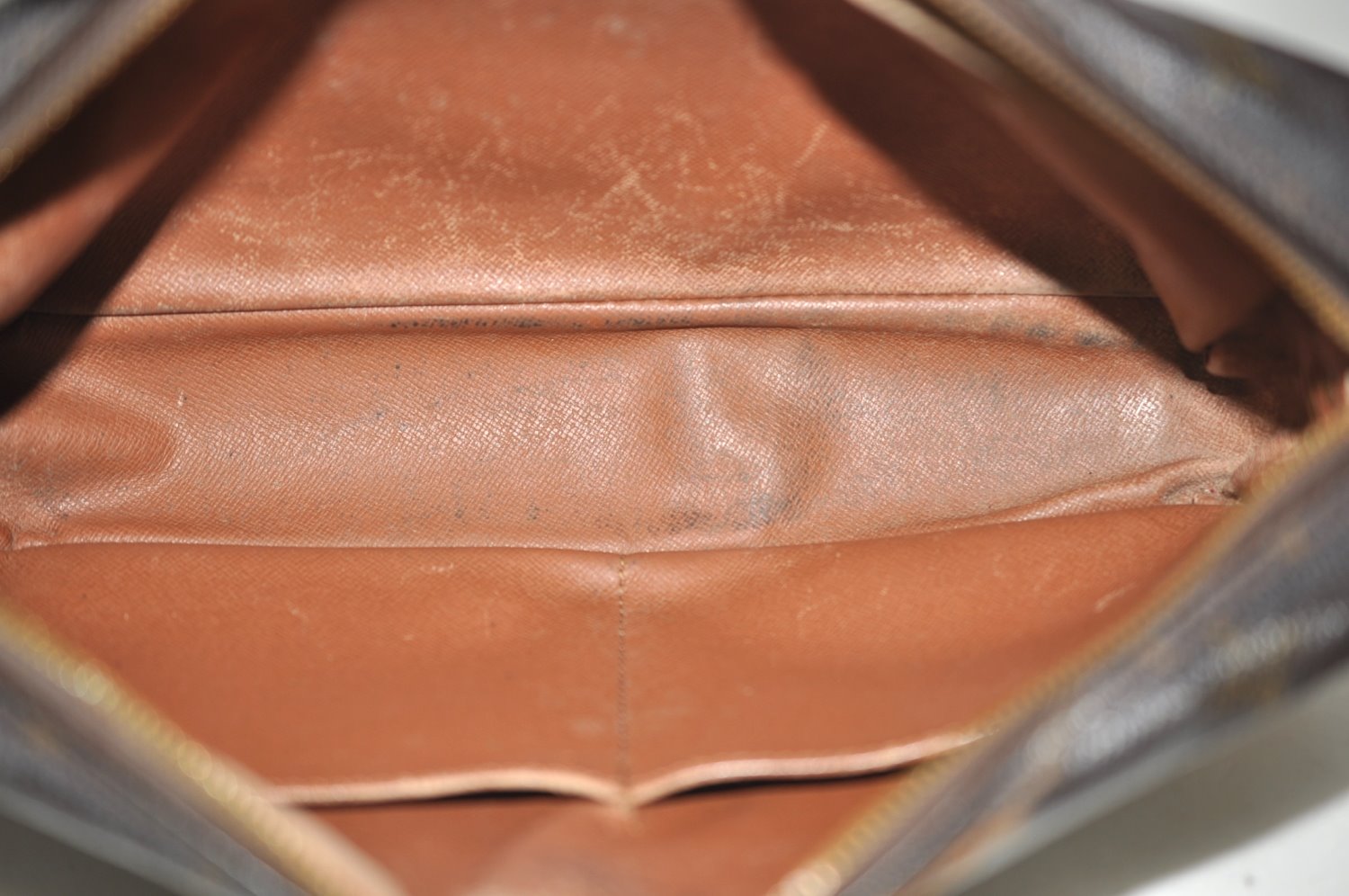 Authentic Louis Vuitton Monogram Compiegne 28 Clutch Hand Bag M51845 Junk K6110