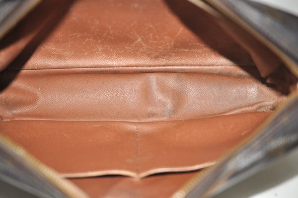 Authentic Louis Vuitton Monogram Compiegne 28 Clutch Hand Bag M51845 Junk K6110