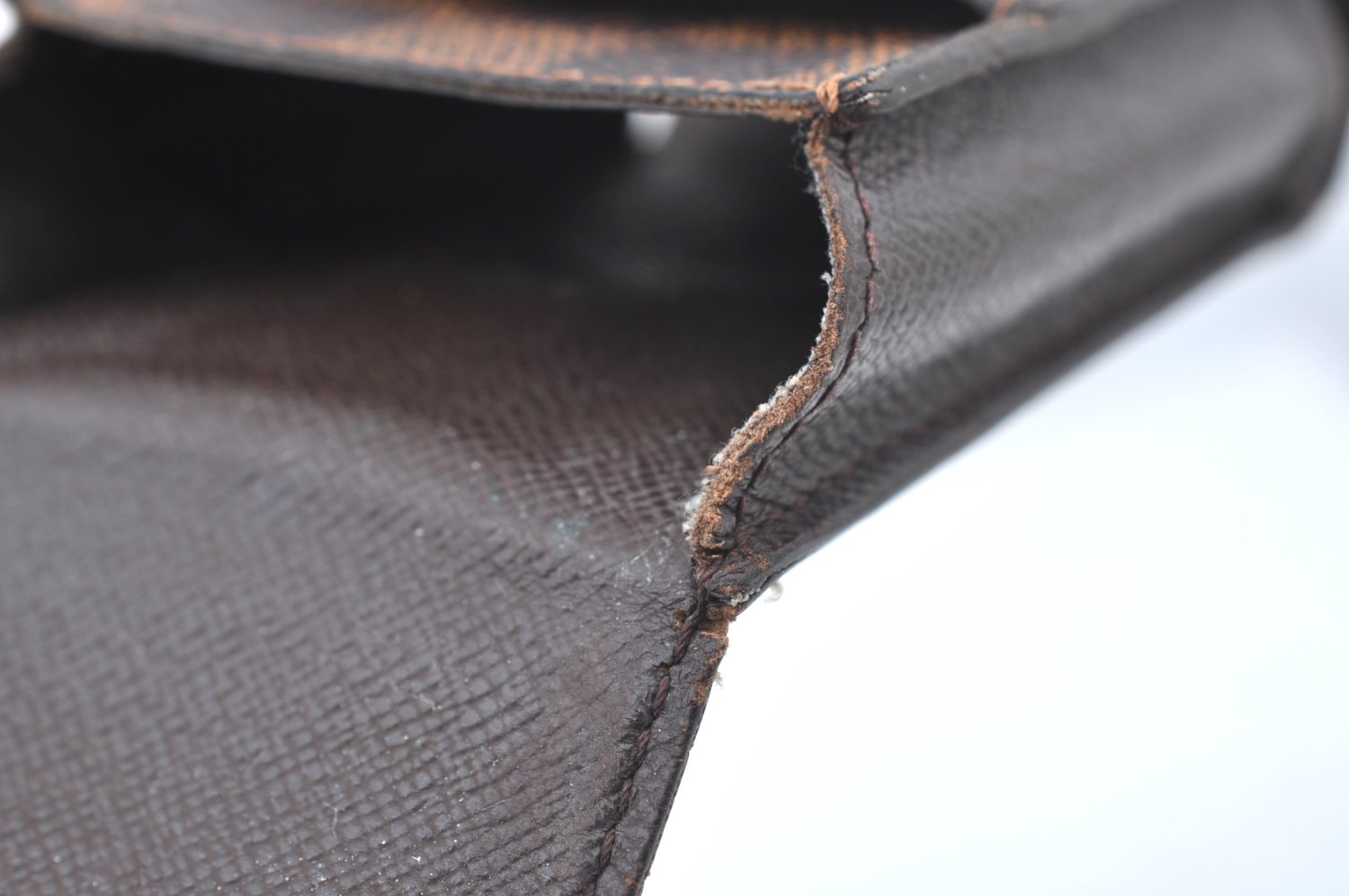 Authentic Louis Vuitton Damier Etui Cigarette Case N63024 LV K6131