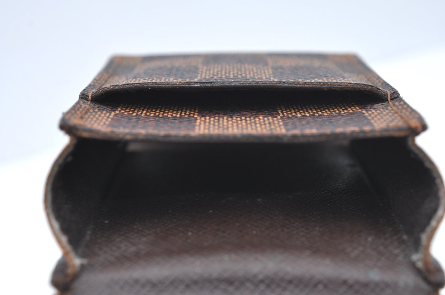Authentic Louis Vuitton Damier Etui Cigarette Case N63024 LV K6131
