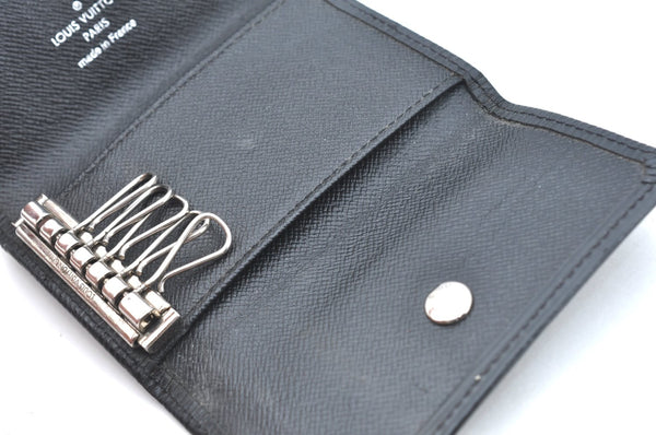 Authentic Louis Vuitton Epi Multicles 6 Key Case Black M63812 LV K6134