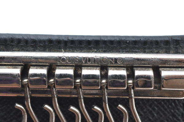 Authentic Louis Vuitton Epi Multicles 6 Key Case Black M63812 LV K6134