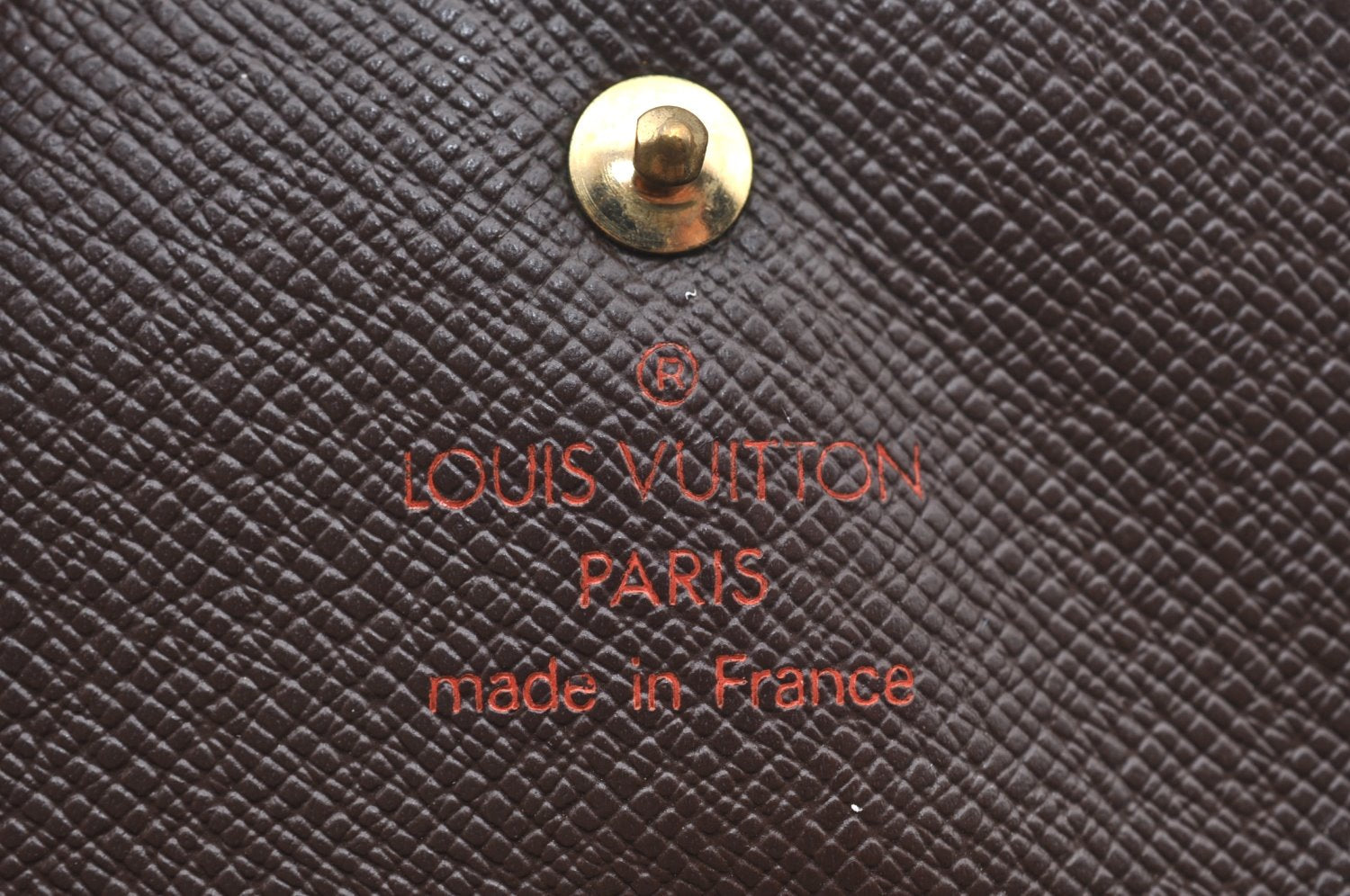 Auth Louis Vuitton Damier Porte Monnaie Billet Carte Credit N61652 Wallet K6136