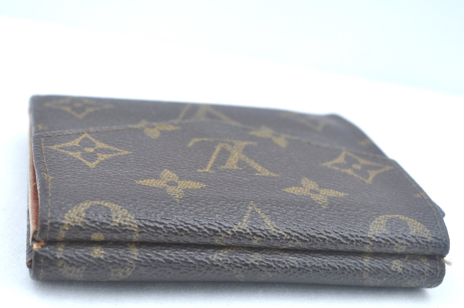 Authentic Louis Vuitton Monogram Porte Monnaie Billets Wallet M61660 LV K6137